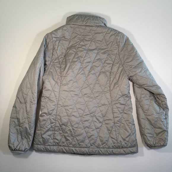 Girls PATAGONIA Nano Puff Jacket Gray Pink Medium / 10 - Picture 9 of 14